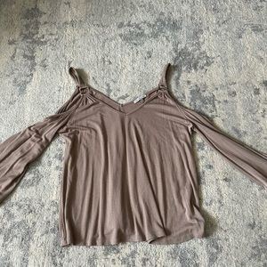 Cut-Out Shoulder Top